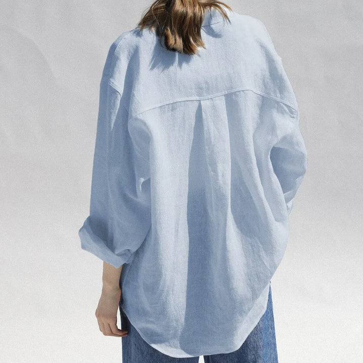 Morgan and Brooke | Oversized Linen Blouse