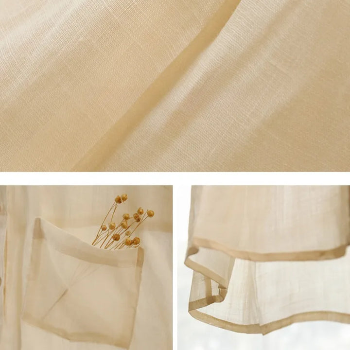 Morgan & Brooke | Sheer Oversized Ramie Shirt