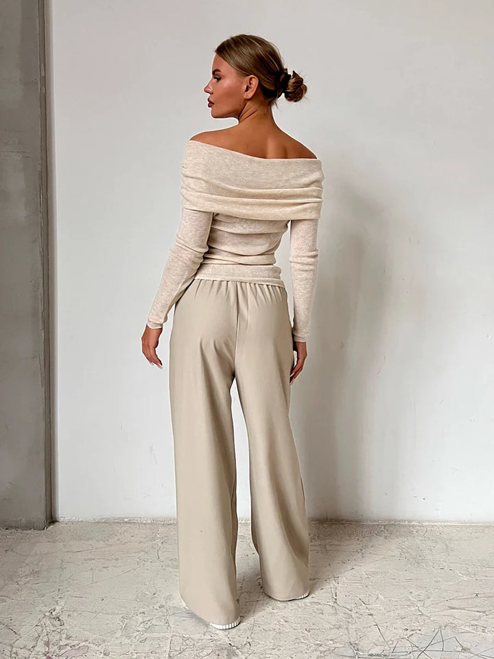 Morgan and Brooke | Off-Shoulder Knit Top
