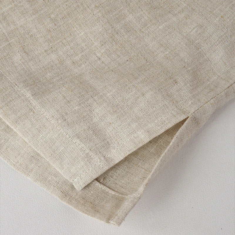 Morgan & Brooke | Relaxed Fit Polo Collar Linen Top