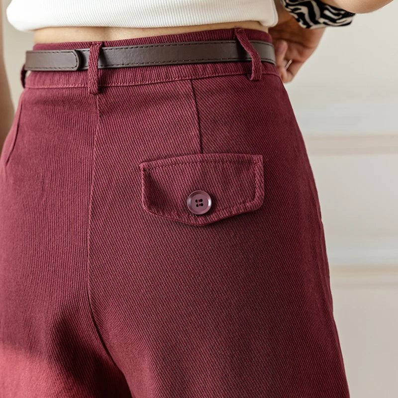 Morgan & Brooke | Khaki Relaxed-Fit Drawstring Cotton Shorts