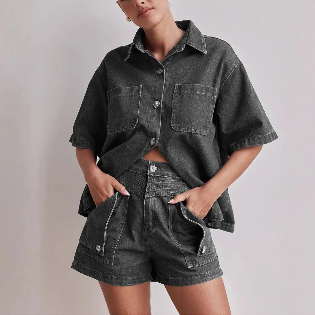 Morgan and Brooke | Denim Set - 100% Cotton