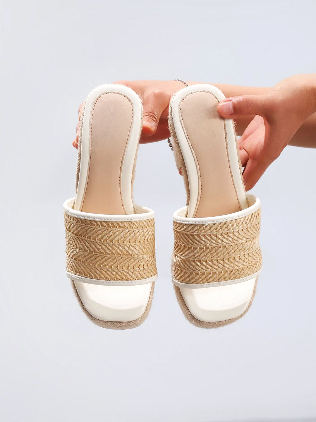 Morgan and Brooke | Woven Heels