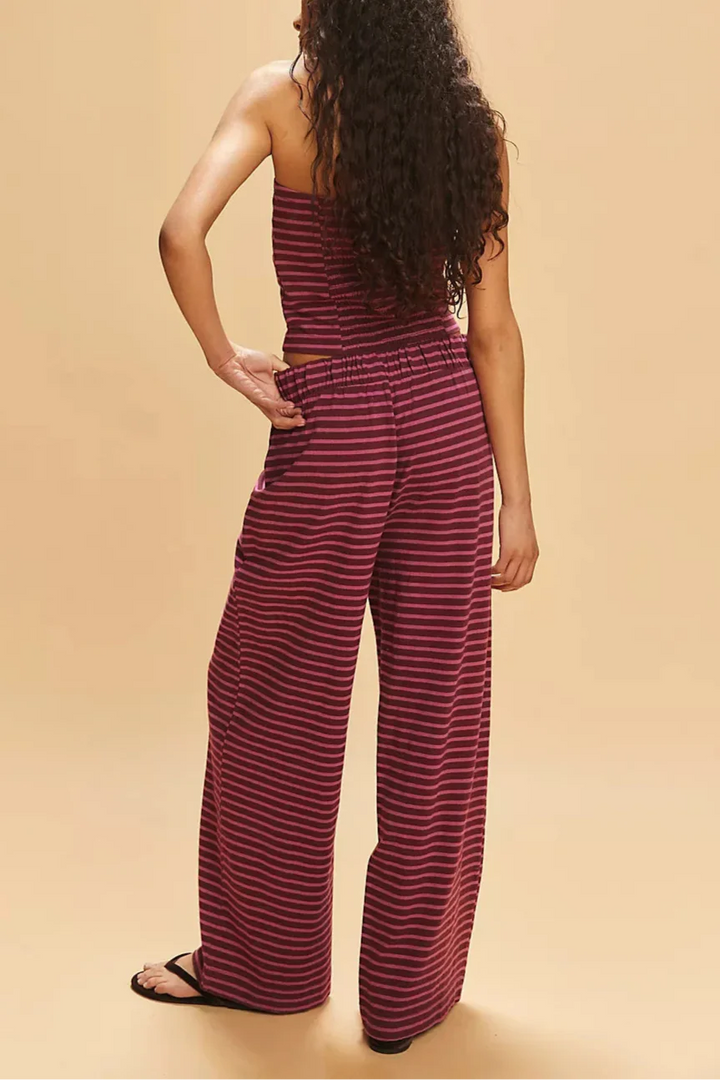 Morgan and Brooke | Linen Striped Set