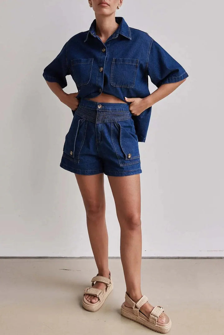 Morgan and Brooke | Denim Set - 100% Cotton