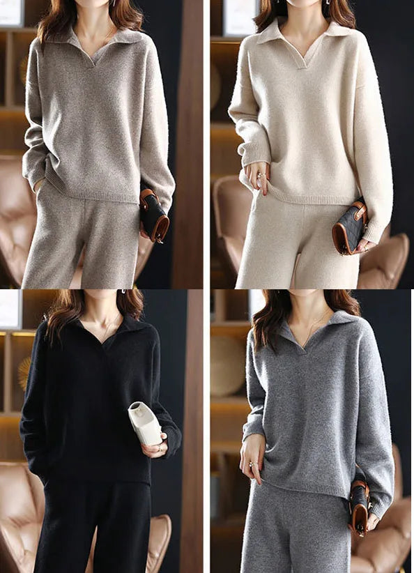 Morgan and Brooke | Polo Knit Set