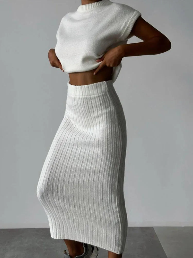 Morgan and Brooke | | Rib Sleeveless Set