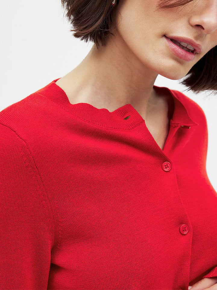 Morgan & Brooke | Button-Front Knit Cardigan