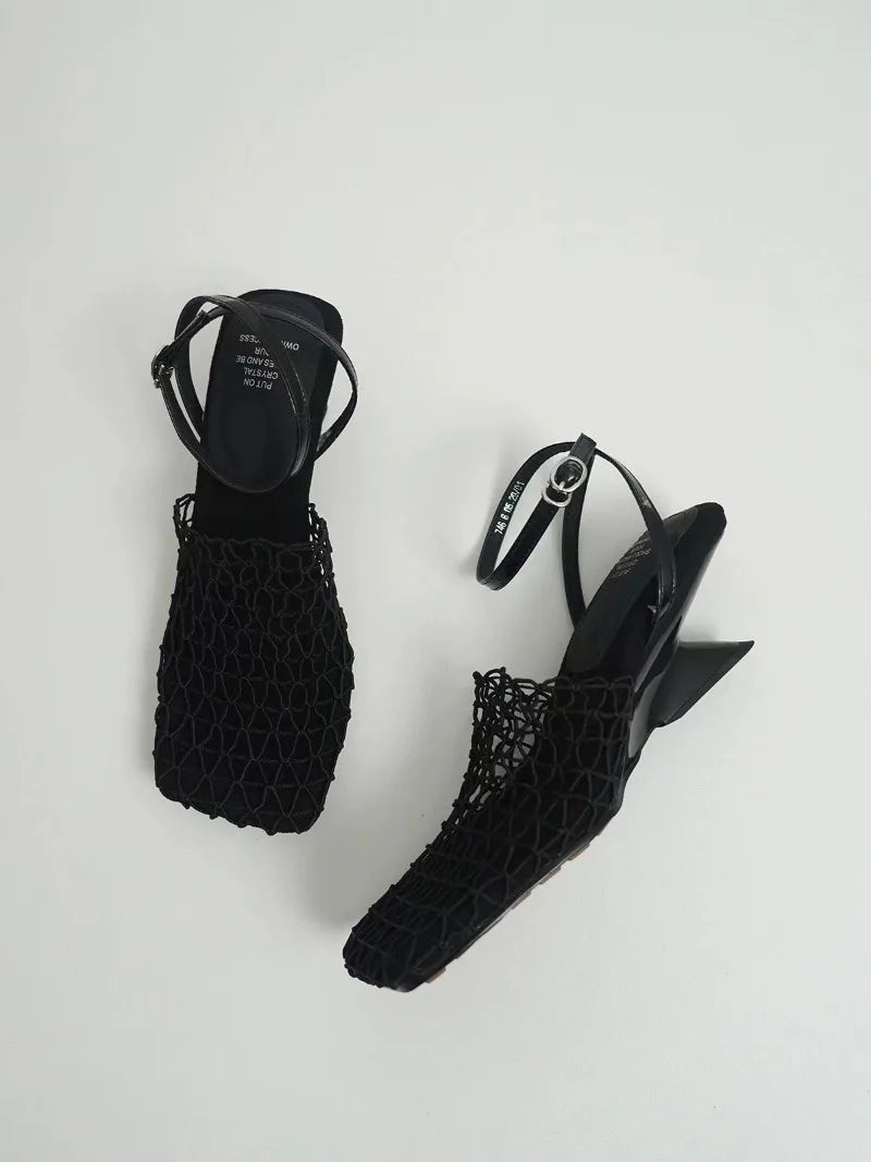 Morgan and Brooke | Heels, Mesh Weave