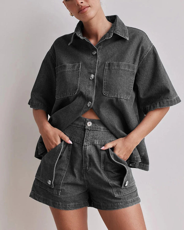 Morgan and Brooke | Denim Set - 100% Cotton