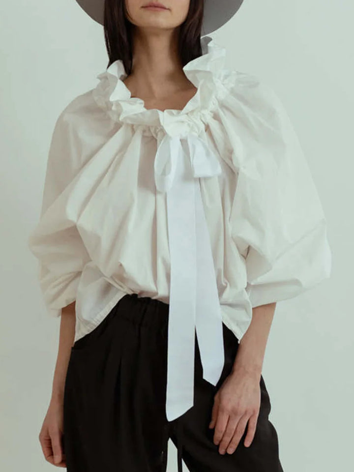 Morgan and Brooke | Bellarine | Puffed Cotton Blouse