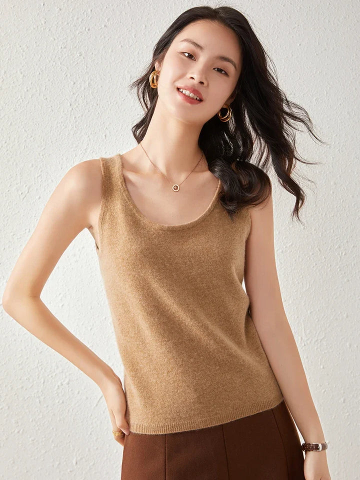Morgan & Brooke | Crew Neck Relaxed Fit Cashmere Sweater