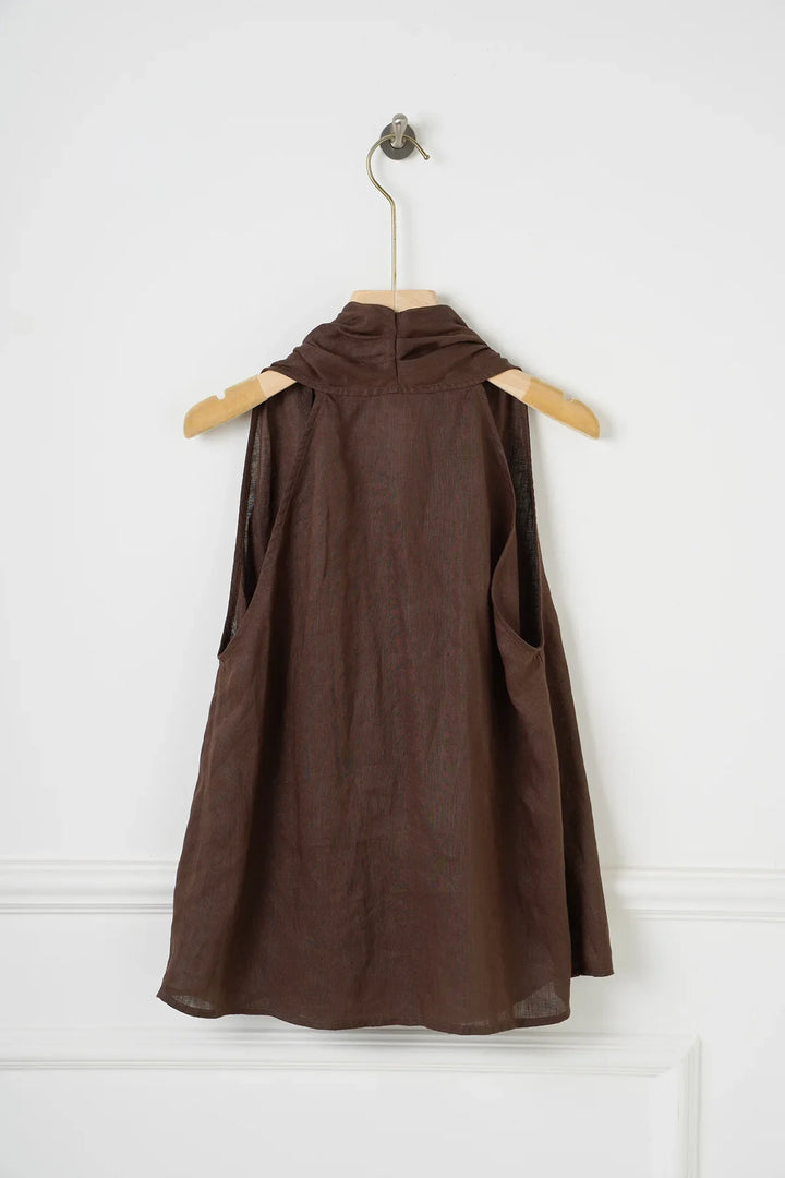 Morgan and Brooke | Drape Linen Vest