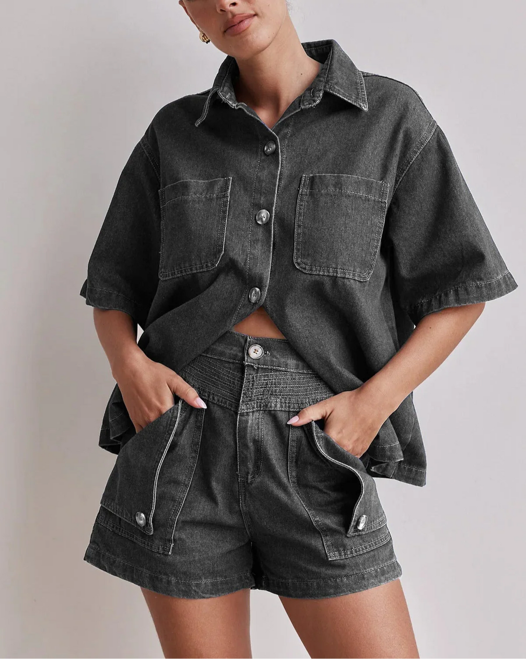 Morgan and Brooke | Denim Set - 100% Cotton