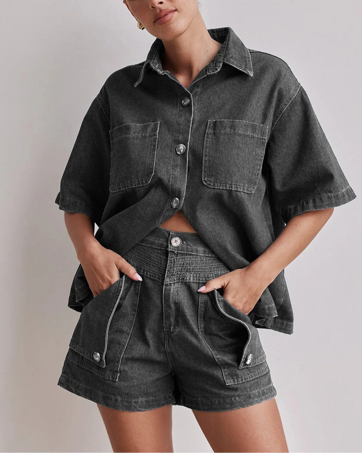 Morgan and Brooke | Denim Set - 100% Cotton