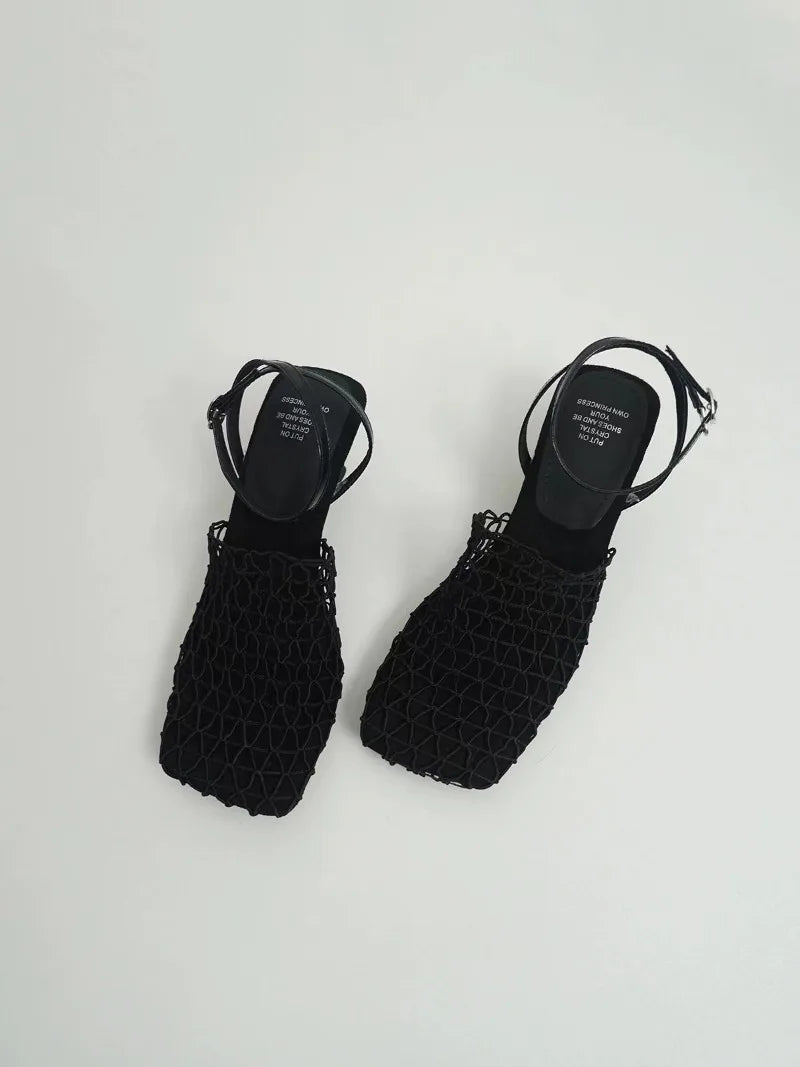 Morgan and Brooke | Heels, Mesh Weave