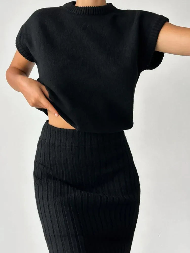 Morgan and Brooke | | Rib Sleeveless Set