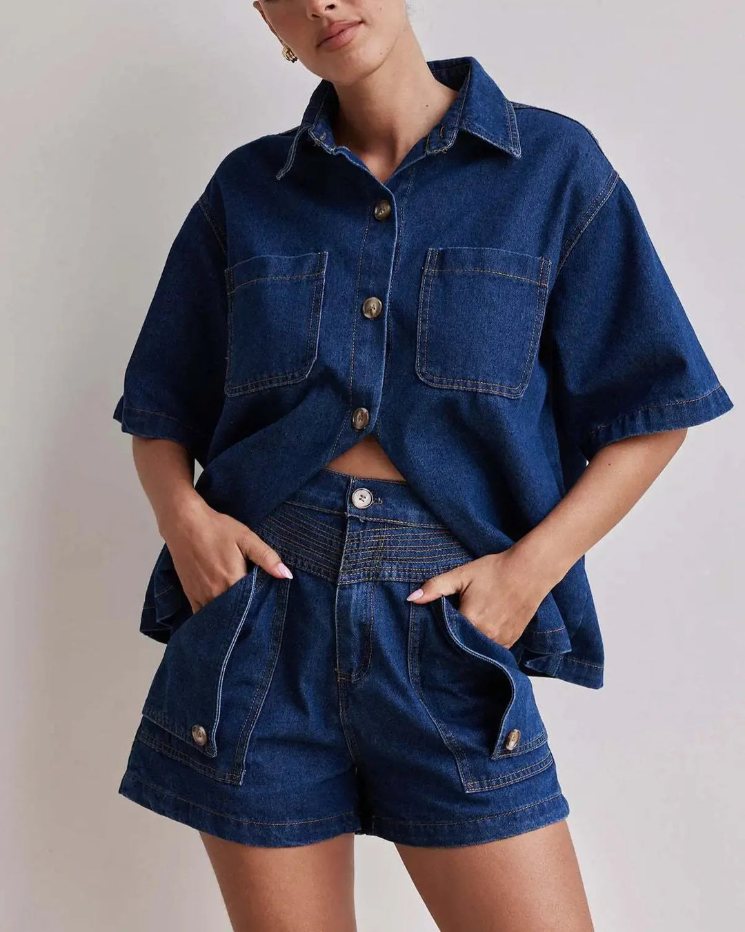 Morgan and Brooke | Denim Set - 100% Cotton