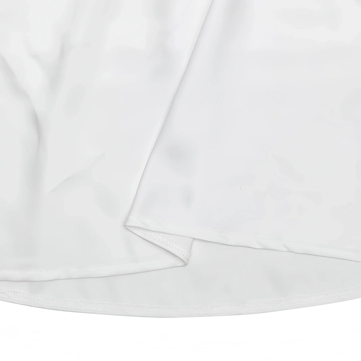 Morgan & Brooke | Long Sleeve Bell Cuff Satin Top
