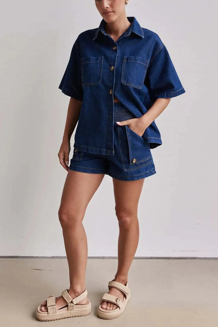 Morgan and Brooke | Denim Set - 100% Cotton