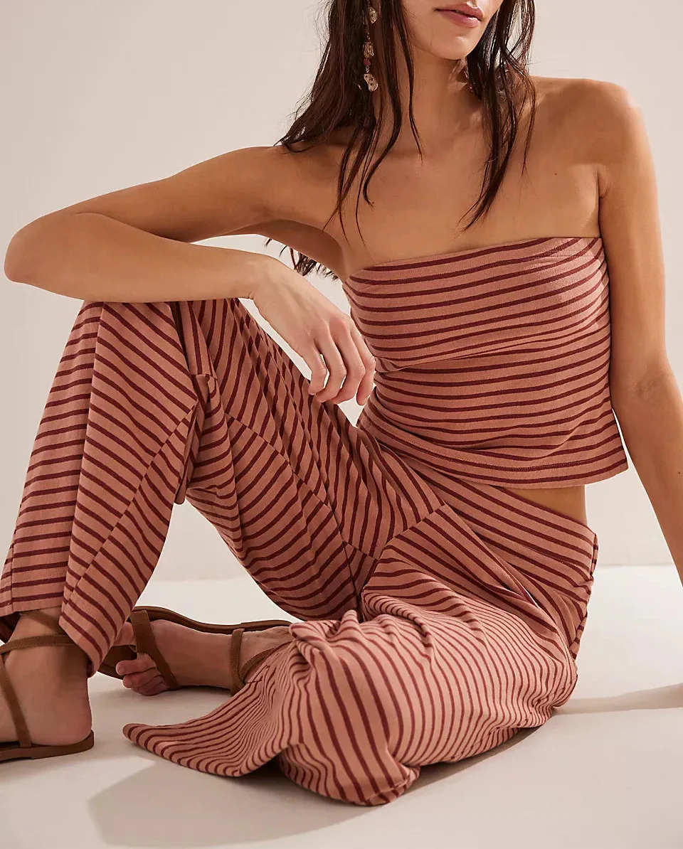 Morgan and Brooke | Linen Striped Set