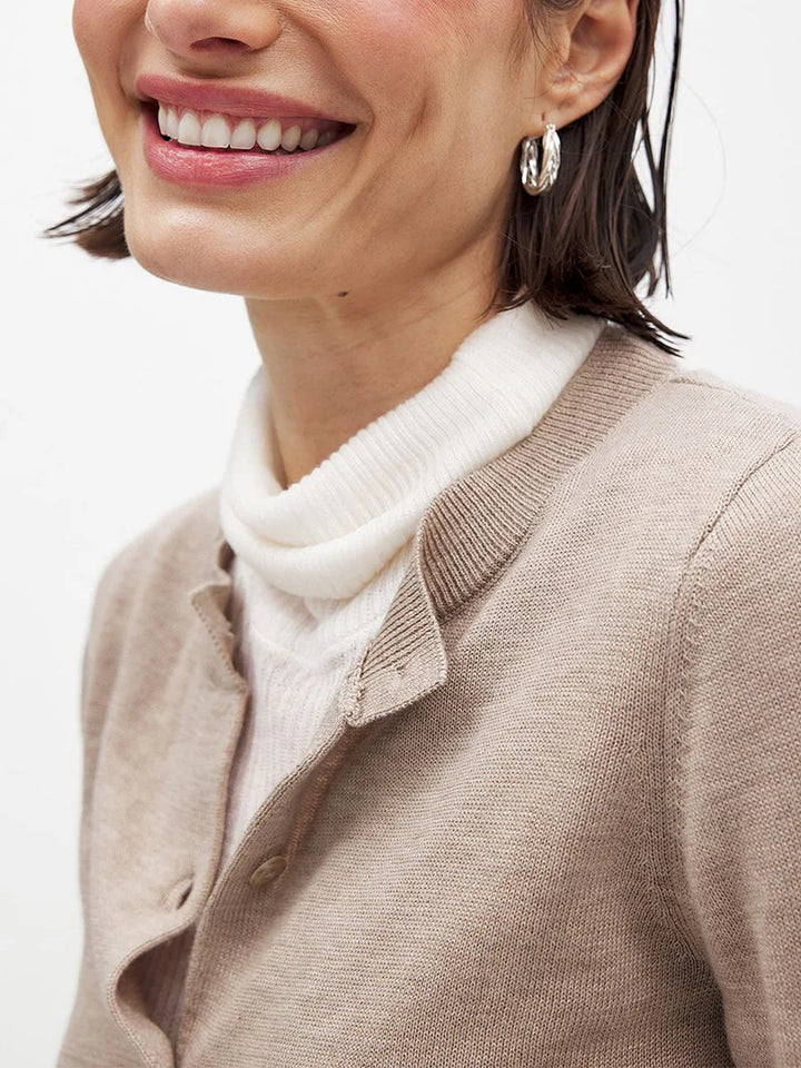 Morgan & Brooke | Button-Front Knit Cardigan