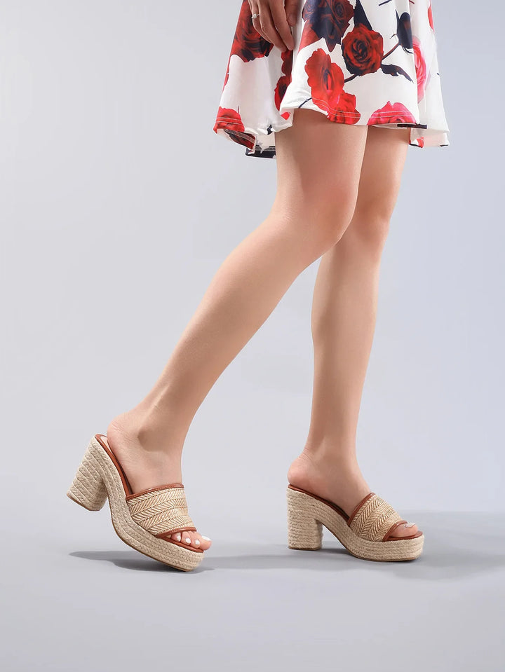 Morgan and Brooke | Woven Heels