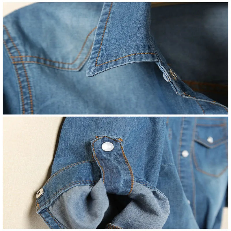 Morgan and Brooke | Denim Crop-Top