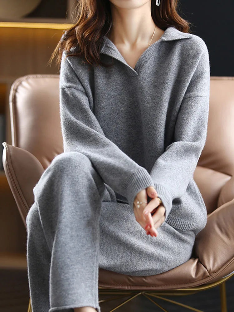 Morgan and Brooke | Polo Knit Set