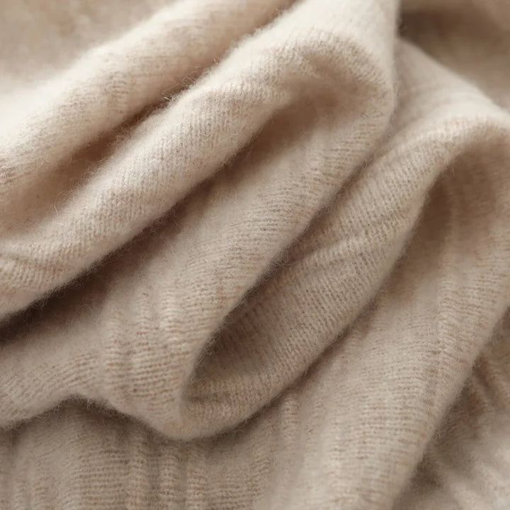 Morgan & Brooke | High-Waist Ribbed Merino Knit Skirt