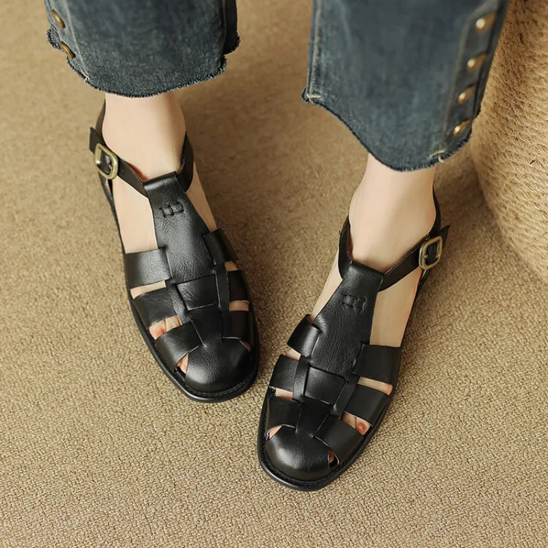 Morgan and Brooke | Leather Sandals