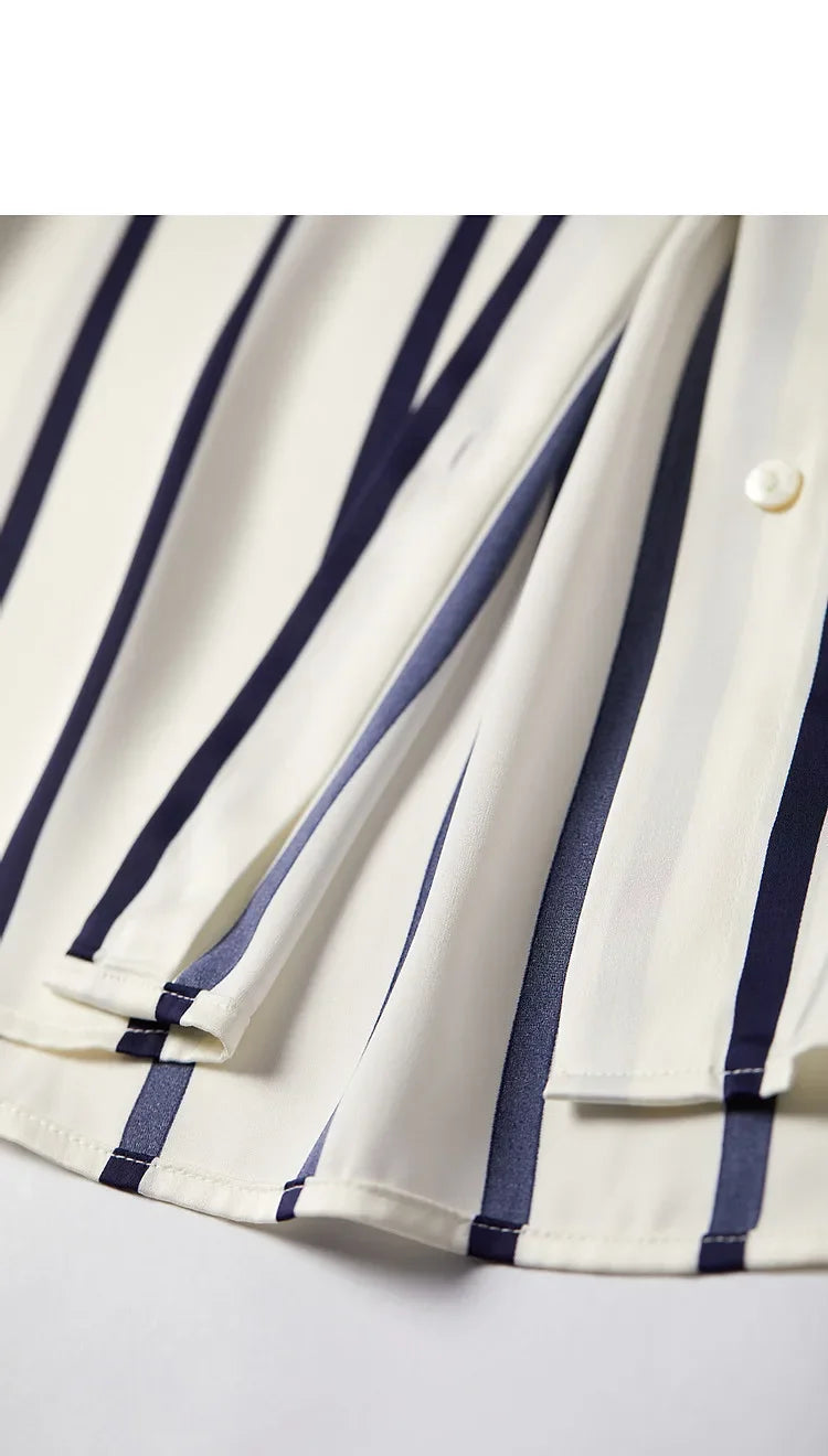 Morgan and Brooke | | Satin Blouse | Stripe