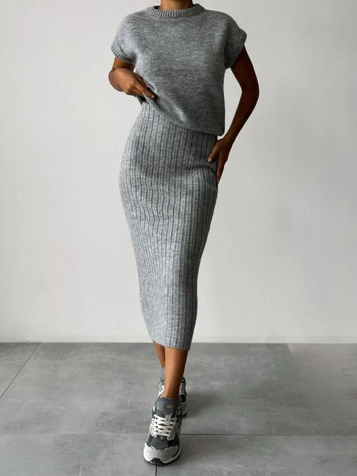 Morgan and Brooke | | Rib Sleeveless Set