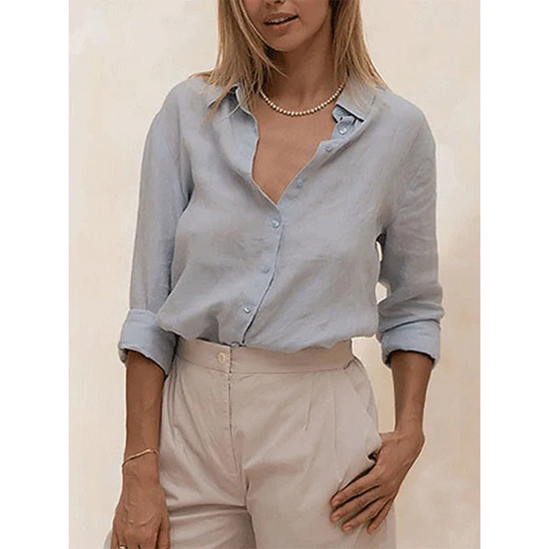 Morgan and Brooke | Linen Blouse
