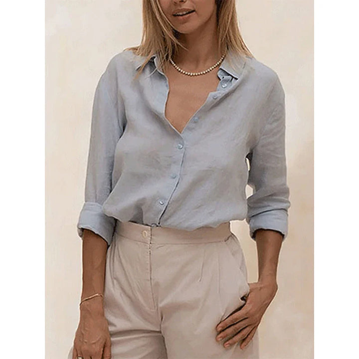 Morgan and Brooke | Linen Blouse