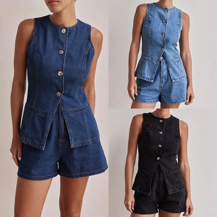 Morgan and Brooke | Denim Set - 100% Cotton