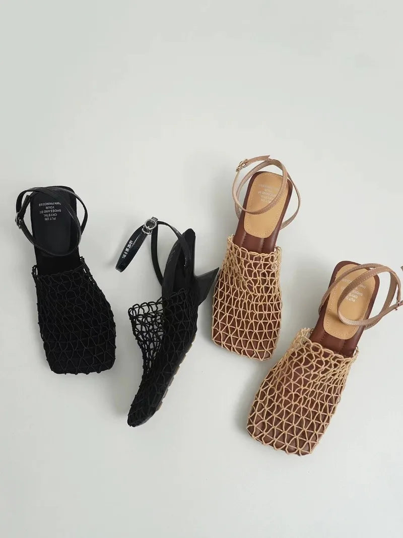 Morgan and Brooke | Heels, Mesh Weave