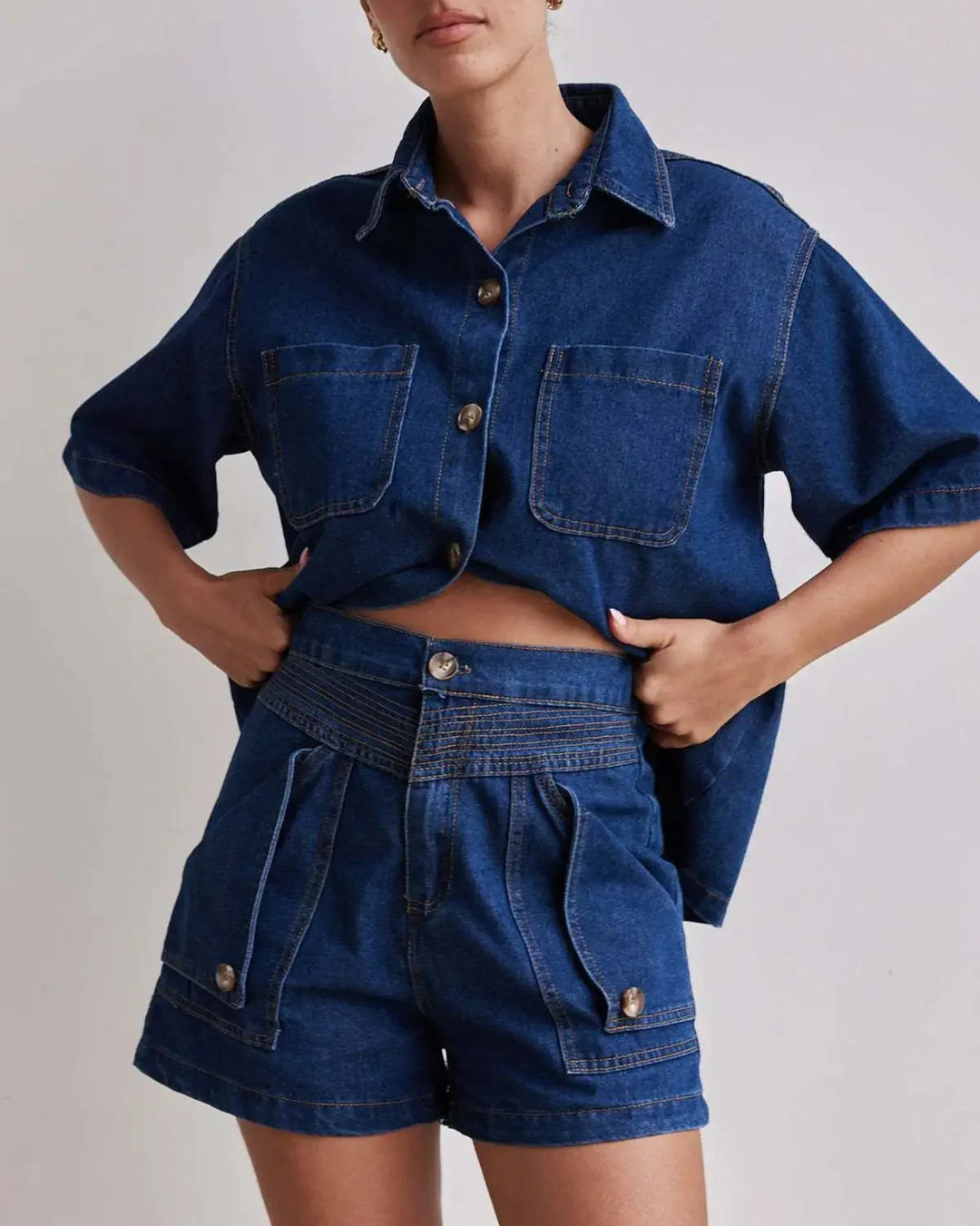 Morgan and Brooke | Denim Set - 100% Cotton