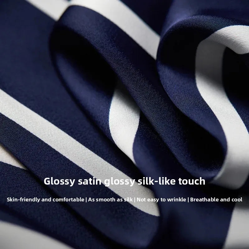 Morgan and Brooke | | Satin Blouse | Stripe