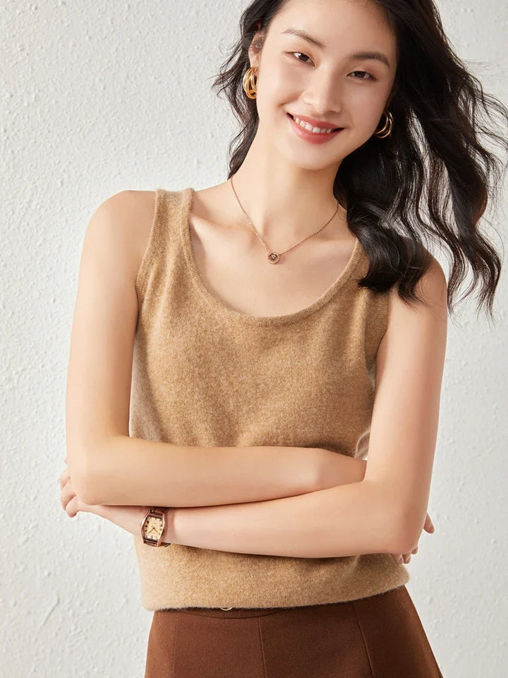 Morgan & Brooke | Crew Neck Relaxed Fit Cashmere Sweater