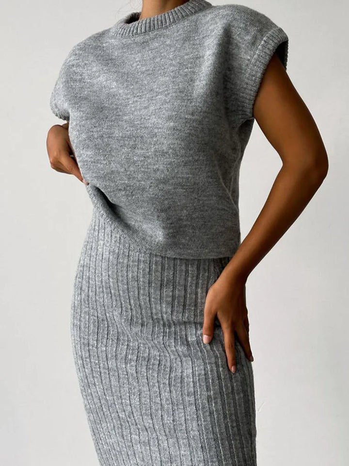 Morgan and Brooke | | Rib Sleeveless Set