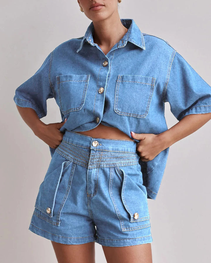 Morgan and Brooke | Denim Set - 100% Cotton