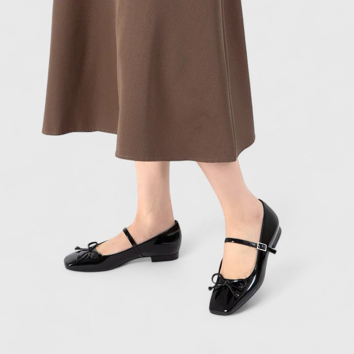 Morgan and Brooke | | Orthopedic Square Toe Ballet Flats Shoes