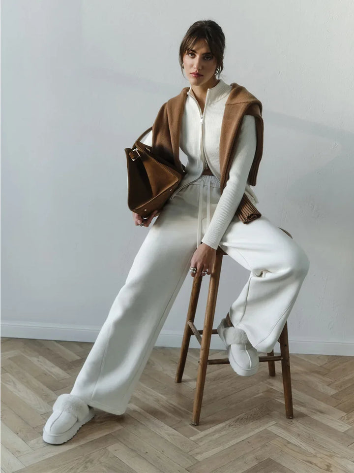 Morgan and Brooke | Hässleholm | Cotton Double-Zip Knit