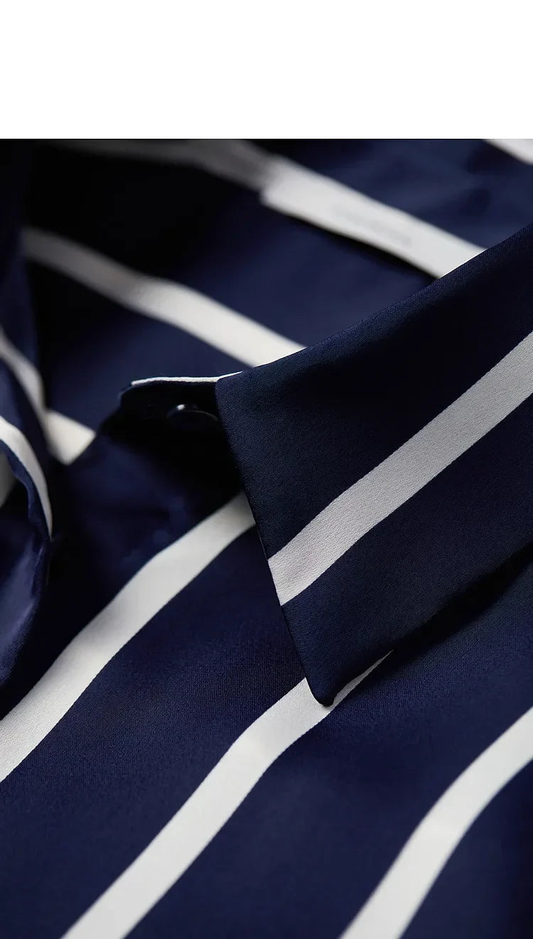 Morgan and Brooke | | Satin Blouse | Stripe