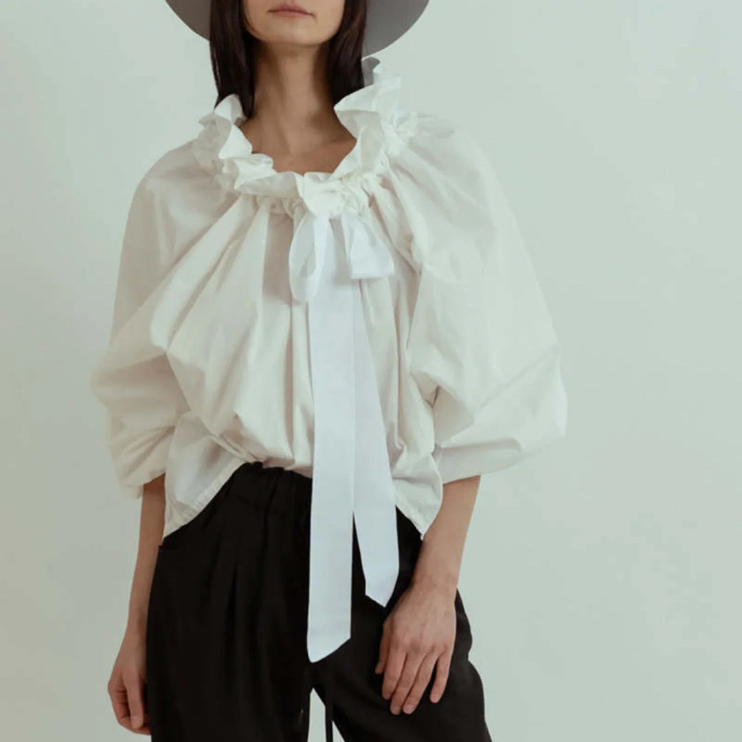 Morgan and Brooke | Bellarine | Puffed Cotton Blouse