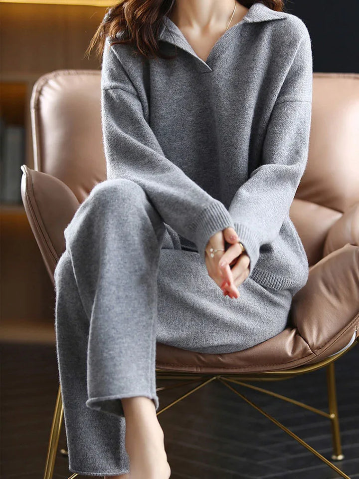 Morgan and Brooke | Polo Knit Set