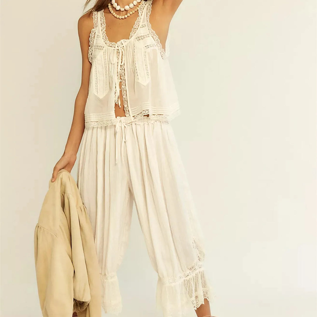 Morgan and Brooke | Lace Two-Piece Set