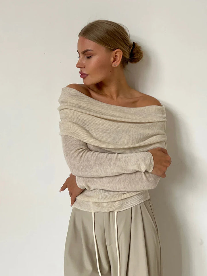 Morgan and Brooke | Off-Shoulder Knit Top
