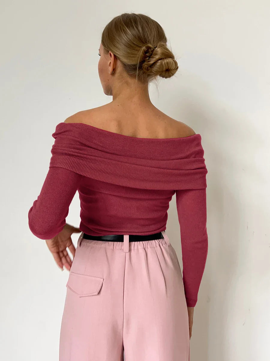 Morgan and Brooke | Off-Shoulder Knit Top